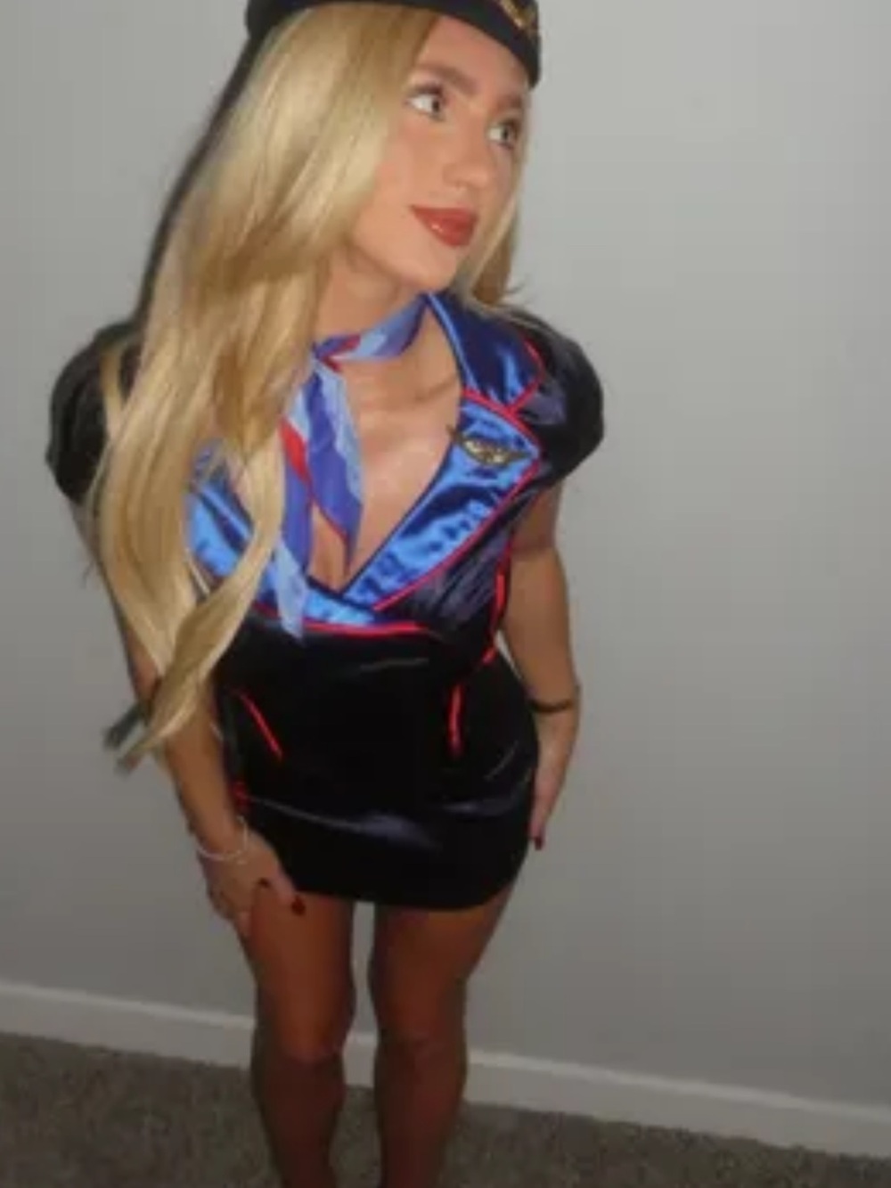 Dolls kill Flight Attendant Costume NWT xs